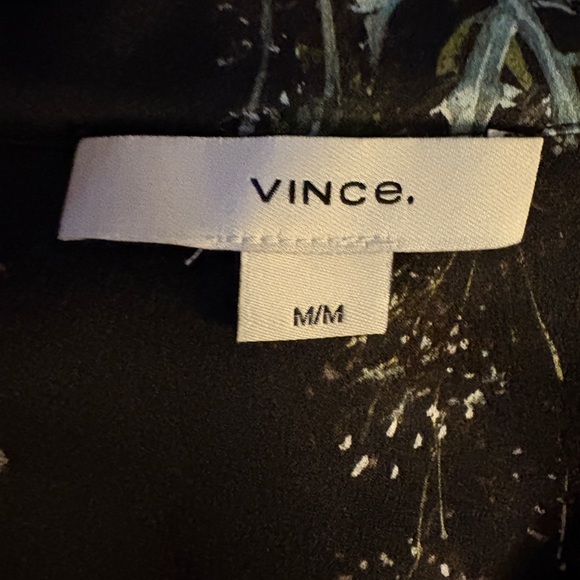 Vince 100% Silk Blouse Sz M - Picture 4 of 6